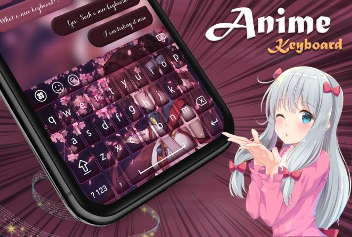 Anime Keyboard для Android — скриншот 4
