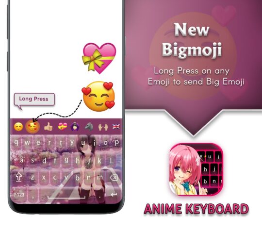 Anime Keyboard для Android — скриншот 5