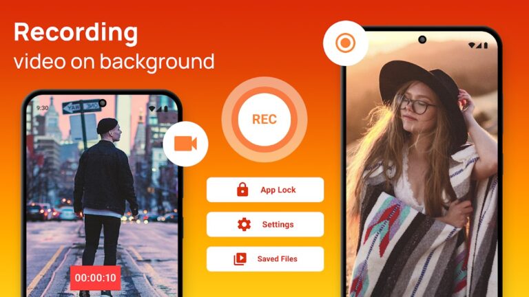 Auto Background Video Recorder для Android — скриншот 1
