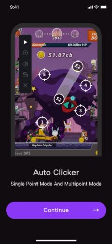 Auto Clicker: Клик и Скан — скриншот 1