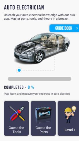 Auto Electrician — Quiz Game для Android — скриншот 1