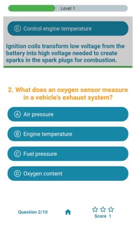 Auto Electrician — Quiz Game для Android — скриншот 4