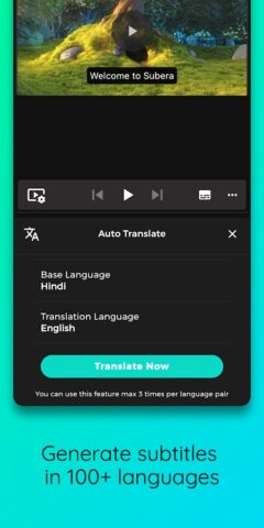 Automatic Captions & Subtitles для Android — скриншот 3