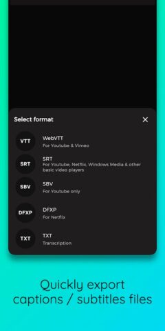 Automatic Captions & Subtitles для Android — скриншот 5