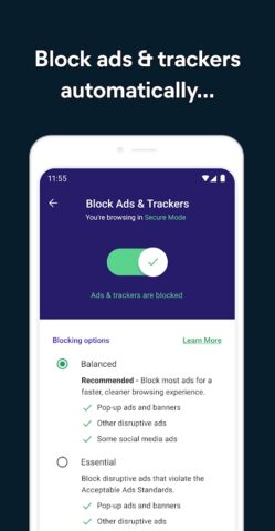 Avast Secure Browser для Android — скриншот 4