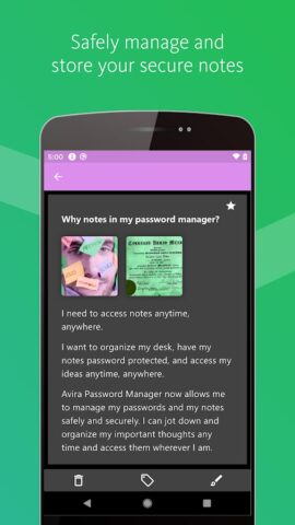 Avira Password Manager для Android — скриншот 5