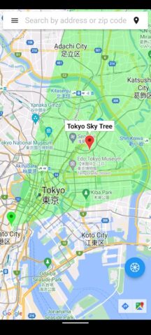 Azimuth Map для Android — скриншот 1