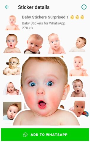 Стикеры для ватсап дети для Android — скриншот 3
