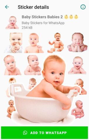 Стикеры для ватсап дети для Android — скриншот 4