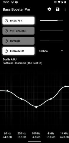 Усилитель баса (Bass Booster — для Android — скриншот 3