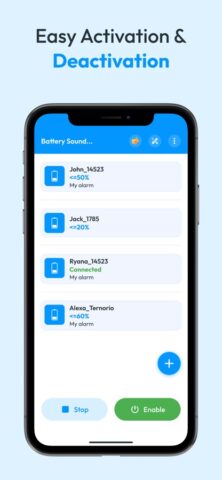 Battery Sound Notification для iOS — скриншот 2