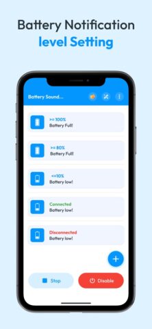 Battery Sound Notification для iOS — скриншот 3