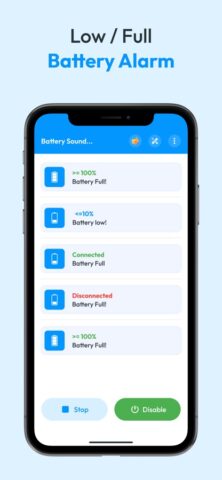 Battery Sound Notification для iOS — скриншот 5