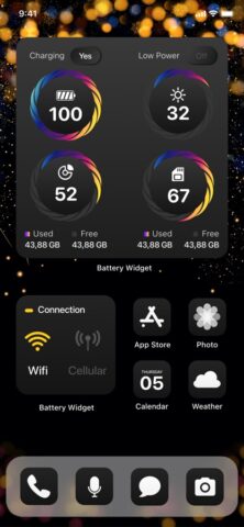 Battery Widget & Color Widgets для iOS — скриншот 2