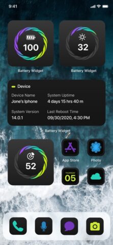 Battery Widget & Color Widgets для iOS — скриншот 5