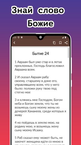Библия. Синодальный перевод для Android — скриншот 3
