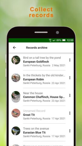 BirdNerd: Bird Song Identifier для Android — скриншот 3
