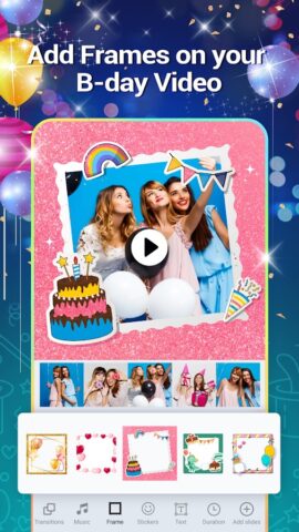 День Рождения Видео с Фото для Android — скриншот 4