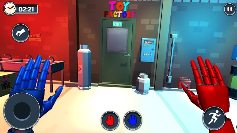 Blue Monster Scary Toy Factory для Android — скриншот 3