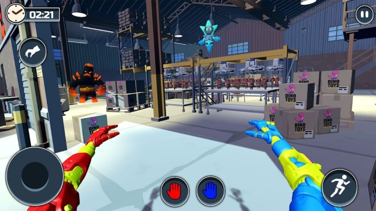 Blue Monster Scary Toy Factory для Android — скриншот 4