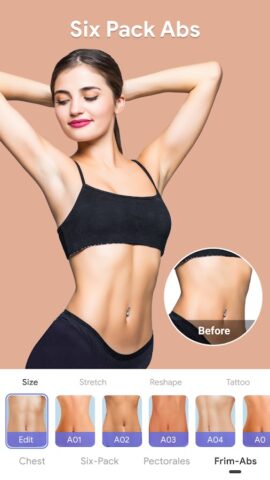 Body Photo Editor для Android — скриншот 2