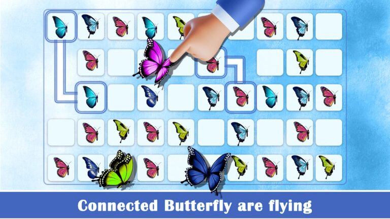 Butterfly connect game для Android — скриншот 3
