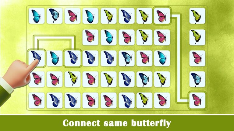 Butterfly connect game для Android — скриншот 4
