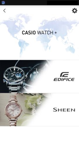 CASIO WATCH+ для Android — скриншот 3
