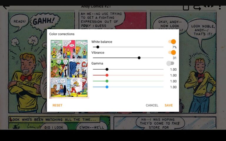 CDisplayEx Comic Reader Lite для Android — скриншот 5