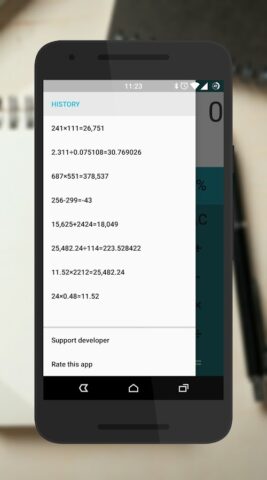 Calcus Calculator для Android — скриншот 2