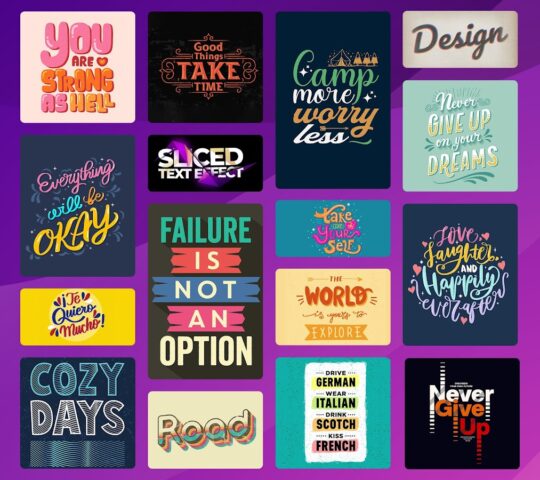 Calligraphy для Android — скриншот 2