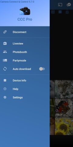 Camera Connect & Control для Android — скриншот 3