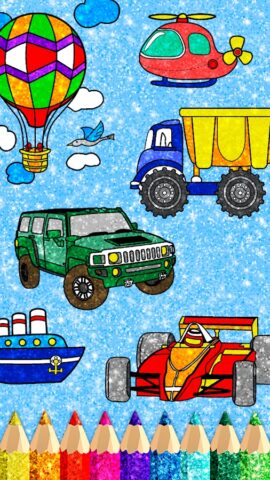 Машинки Раскраска для Детей для Android — скриншот 4