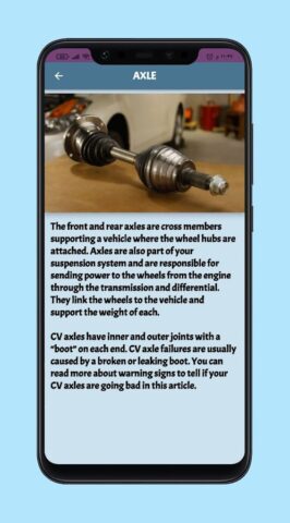 Car Parts Name для Android — скриншот 3