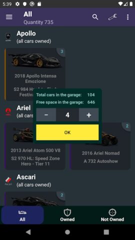 Car Tracker for ForzaHorizon4 для Android — скриншот 1