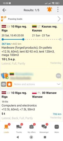 Cargo.KZ для Android — скриншот 5