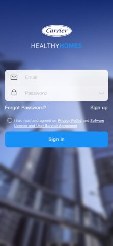 Carrier Air Conditioner для Android — скриншот 1