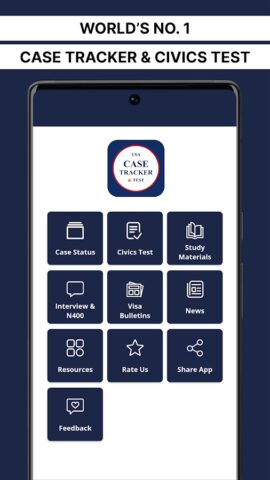 Case Tracker USA Immigration для Android — скриншот 3