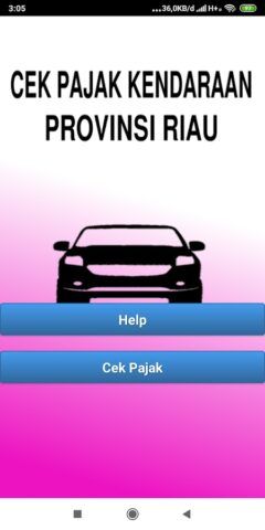 Cek Pajak Kendaraan Riau для Android — скриншот 1