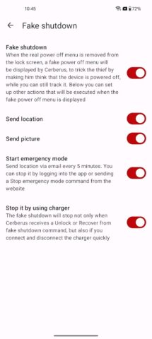 Противоугонная — Найти телефон для Android — скриншот 2