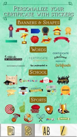 Сертификаты Создать для Android — скриншот 3