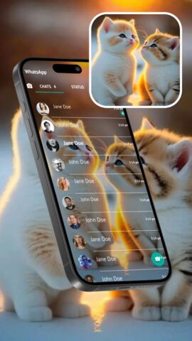 Chat Wallpapers & Status Saver для Android — скриншот 4
