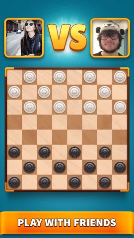 Checkers Clash: Online Game для Android — скриншот 1