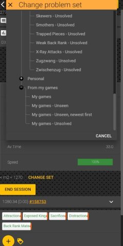 Chess tempo — Train chess tact для Android — скриншот 3