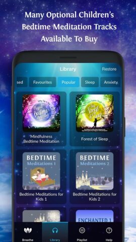 Children’s Sleep Meditations для Android — скриншот 3