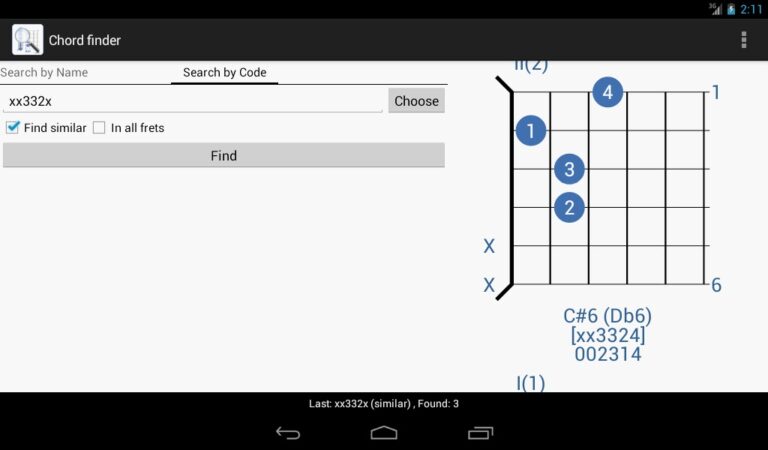 Определитель аккордов для Android — скриншот 5