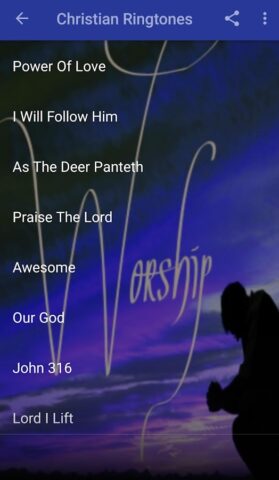 Кристиан Мелодии для Android — скриншот 2