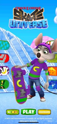 Chuck E.’s Skate Universe для Android — скриншот 1