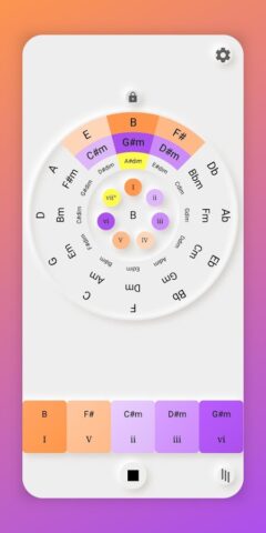 Квинтовый круг для Android — скриншот 3