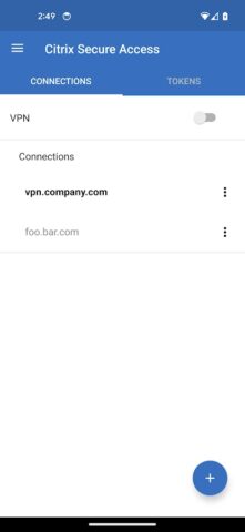 Citrix Secure Access для Android — скриншот 1
